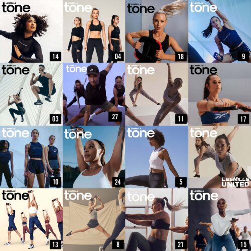 Les Mills TONE collection 1-33